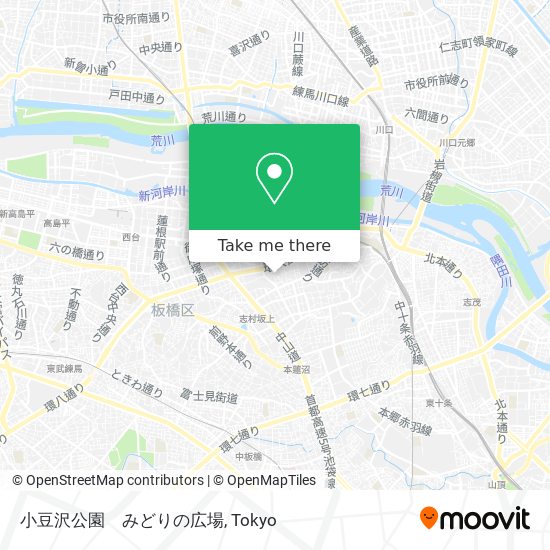 小豆沢公園　みどりの広場 map