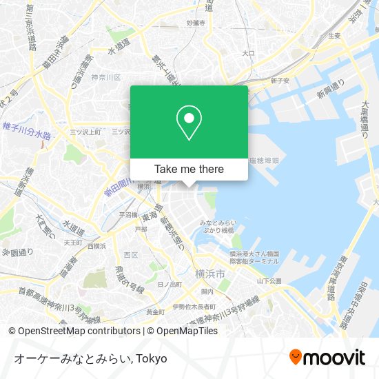 オーケーみなとみらい map