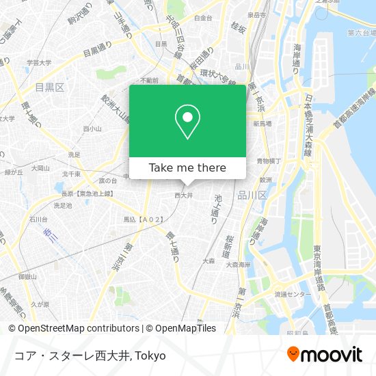 コア・スターレ西大井 map