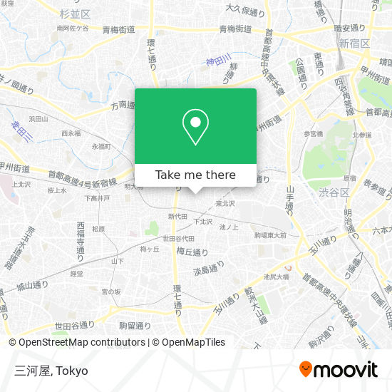 三河屋 map