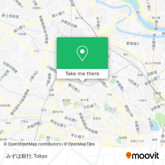 みずほ銀行 map