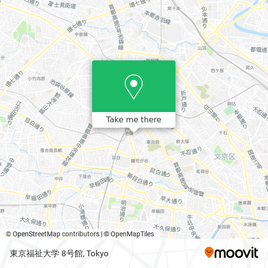 東京福祉大学 8号館 map