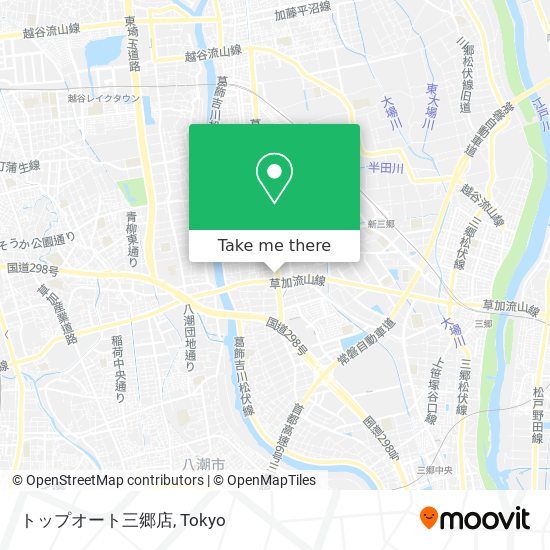 トップオート三郷店 map