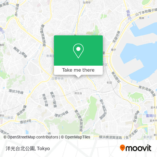 洋光台北公園 map