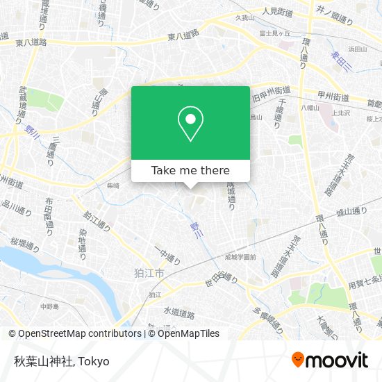 秋葉山神社 map