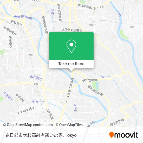 春日部市大枝高齢者憩いの家 map