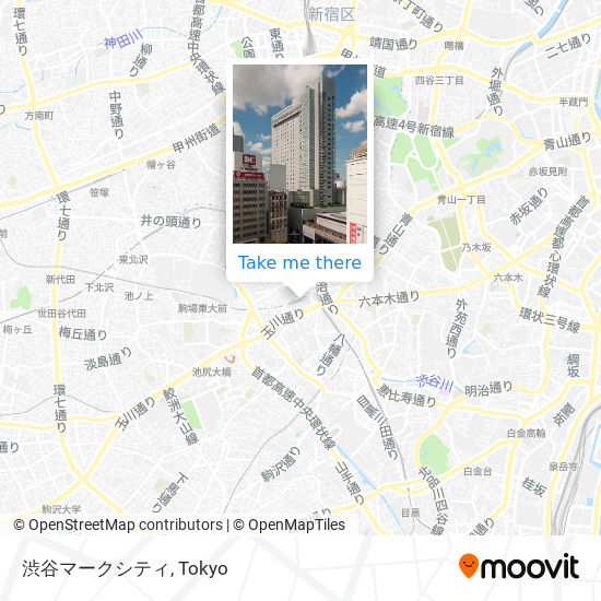 渋谷マークシティ map