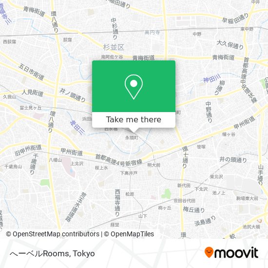 へーベルRooms map