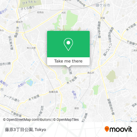 藤原3丁目公園 map