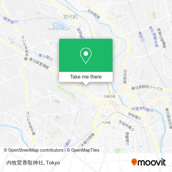内牧鷲香取神社 map