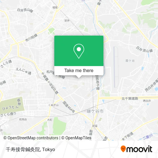 千寿接骨鍼灸院 map