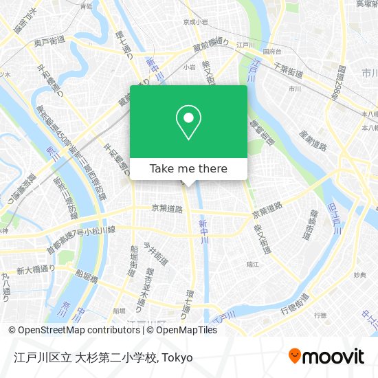 江戸川区立 大杉第二小学校 map