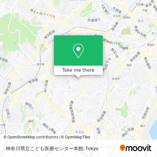 神奈川県立こども医療センター本館 map