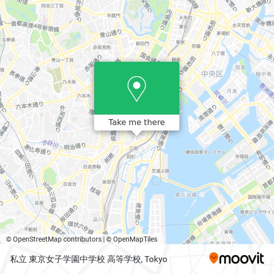 私立 東京女子学園中学校 高等学校 map