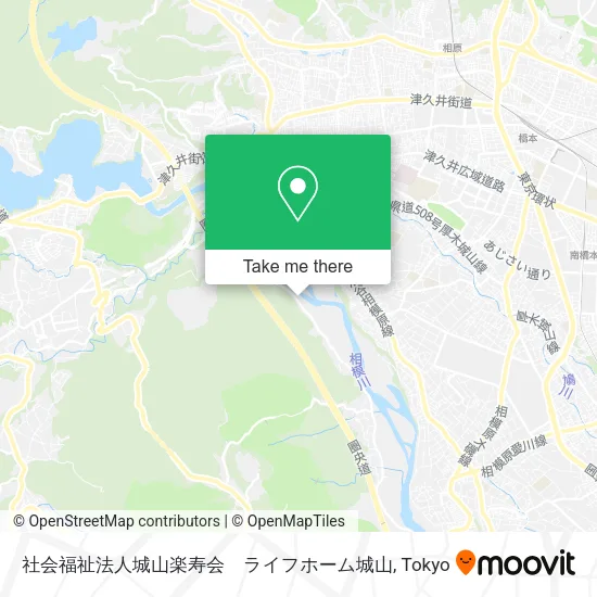 社会福祉法人城山楽寿会　ライフホーム城山 map