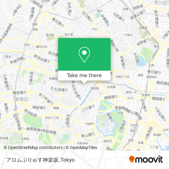 アロムぷりゅす神楽坂 map