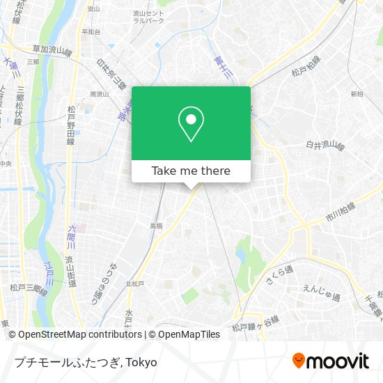 プチモールふたつぎ map