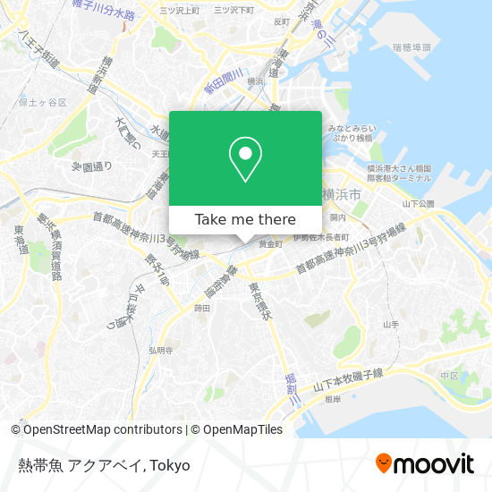 지하철 또는 버스 으로 横浜市 에서 熱帯魚 アクアベイ 으로 가는법 Moovit