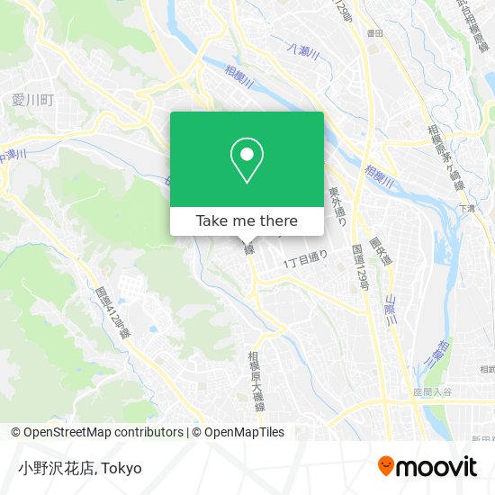 小野沢花店 map