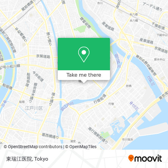 東瑞江医院 map