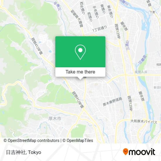 日吉神社 map
