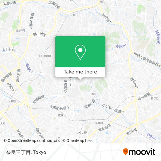 奈良三丁目 map