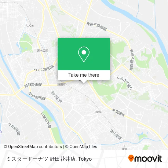 ミスタードーナツ 野田花井店 map
