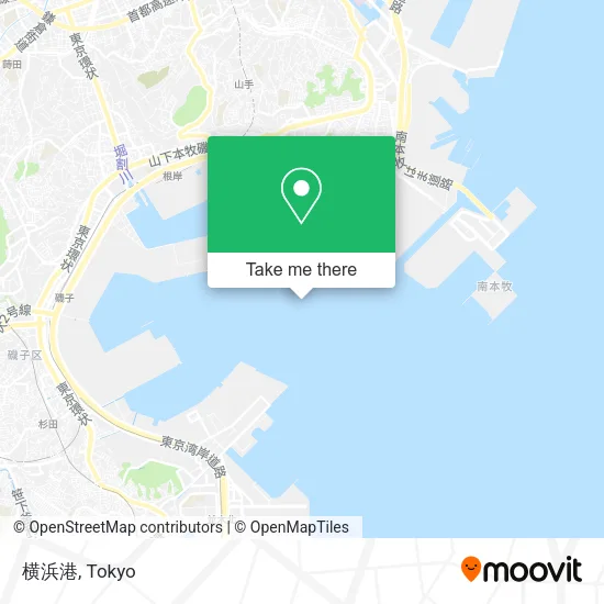 横浜港 map