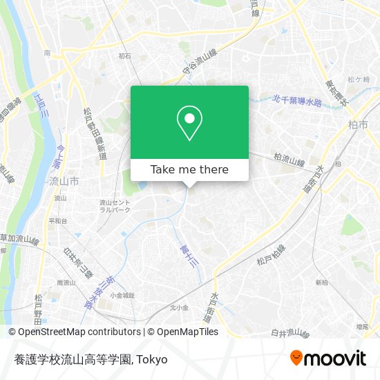 養護学校流山高等学園 map