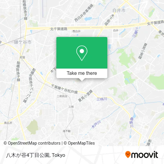 八木が谷4丁目公園 map