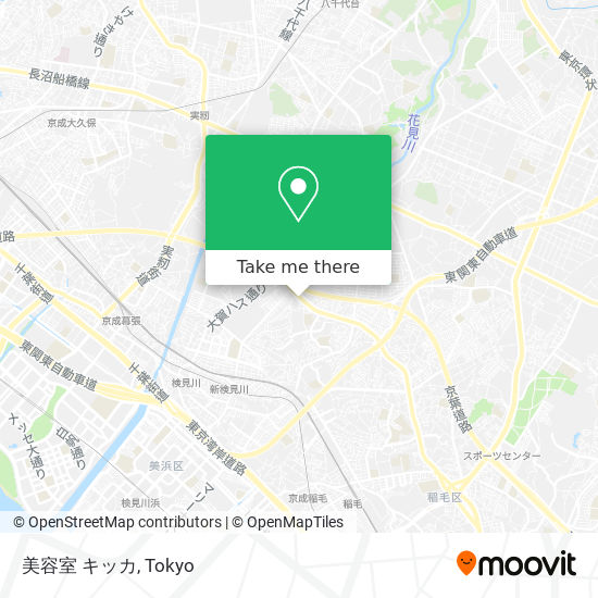 美容室 キッカ map