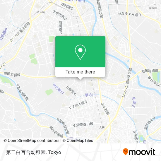 第二白百合幼稚園 map