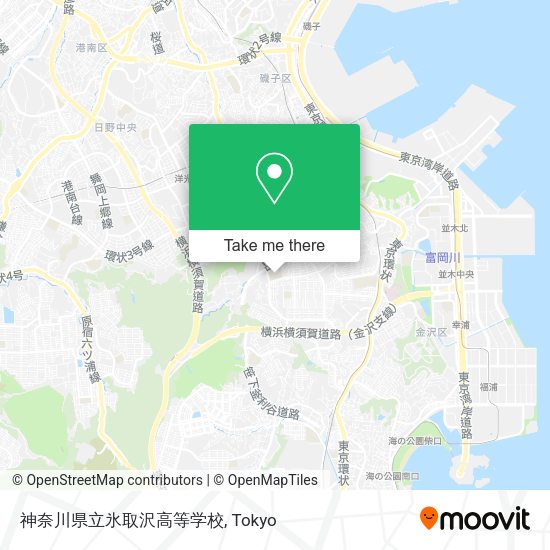 神奈川県立氷取沢高等学校 map