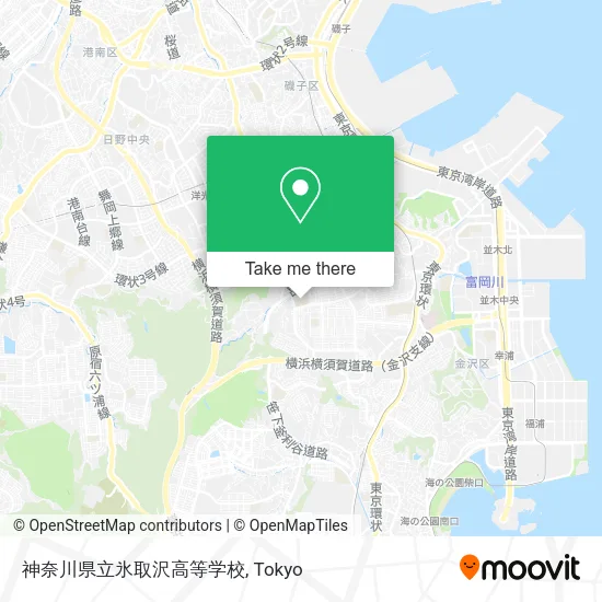 神奈川県立氷取沢高等学校 map