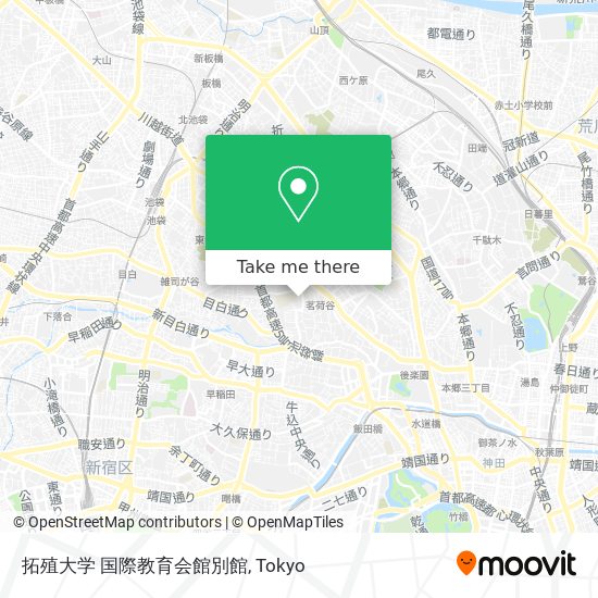 拓殖大学 国際教育会館別館 map