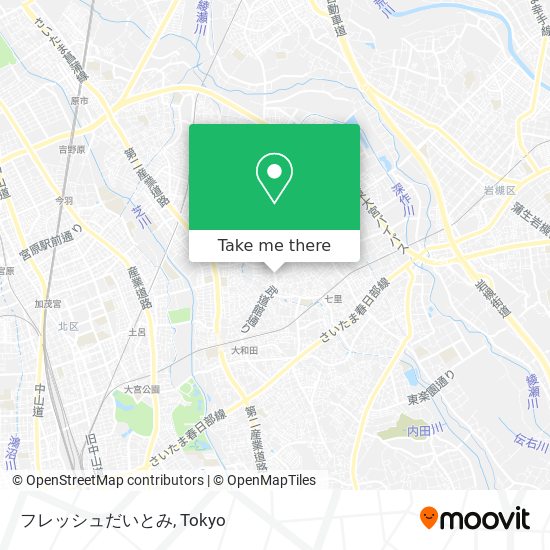 フレッシュだいとみ map