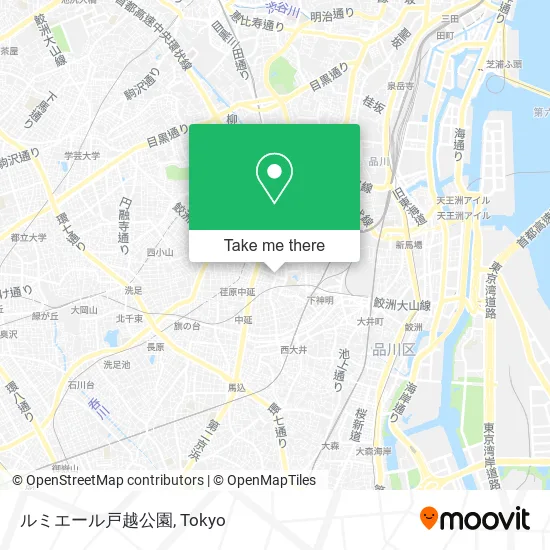 ルミエール戸越公園 map