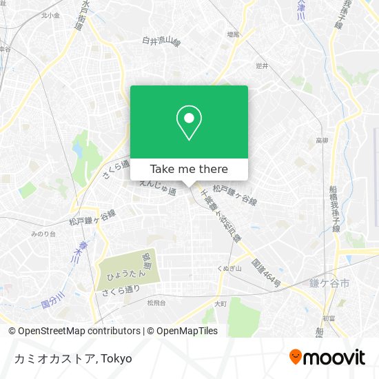 カミオカストア map