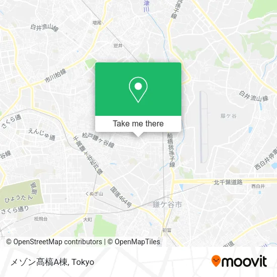 メゾン髙槁A棟 map