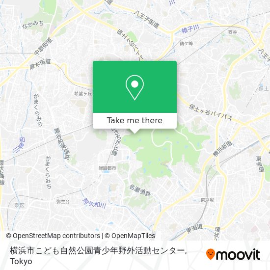 横浜市こども自然公園青少年野外活動センター map