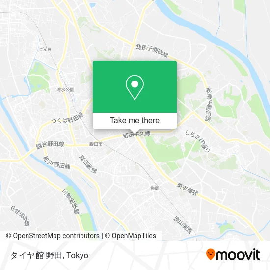 タイヤ館 野田 map