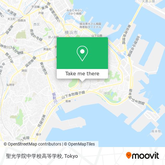 聖光学院中学校高等学校 map