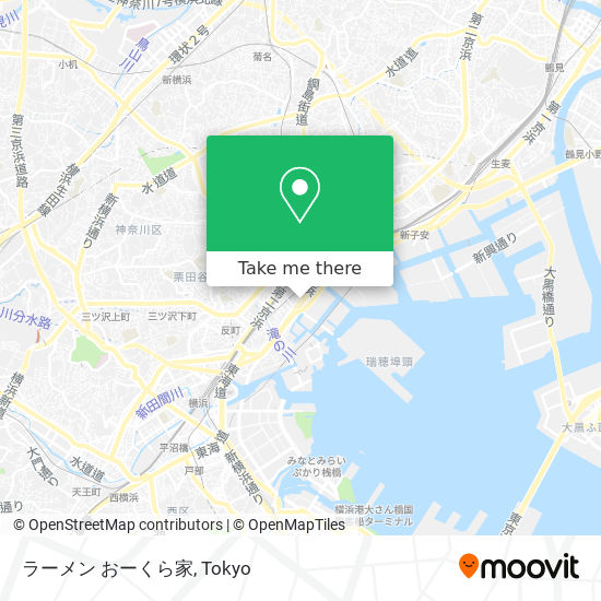 ラーメン おーくら家 map