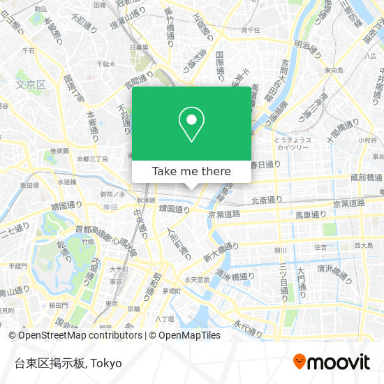 台東区掲示板 map
