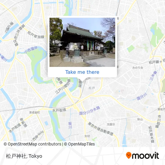 松戸神社 map