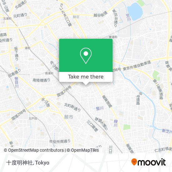 十度明神社 map