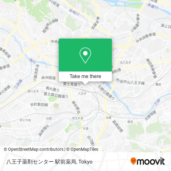 八王子薬剤センター 駅前薬局 map
