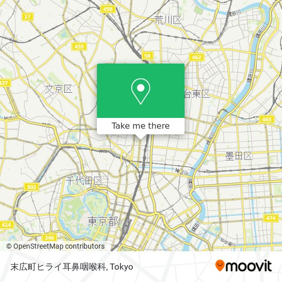 末広町ヒライ耳鼻咽喉科 map