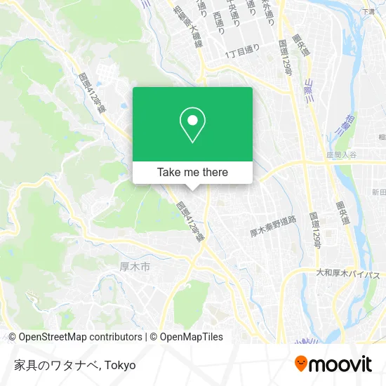 家具のワタナベ map
