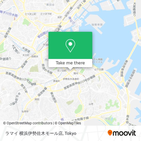 지하철 또는 버스 으로 横浜市 에서 ラマイ 横浜伊勢佐木モール店 으로 가는법 Moovit